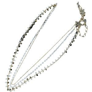 Lucky Brand Girlie gold layer semi-precious necklace New